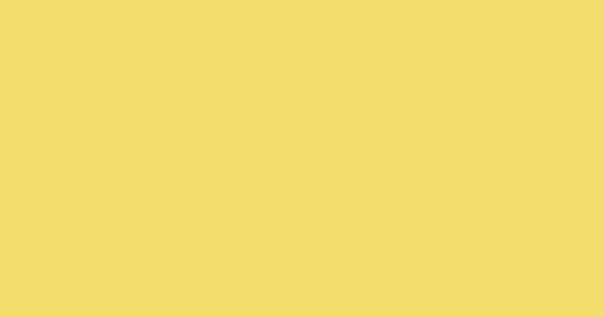 Pantone® 127 C color swatch, approximately #F3DD6D