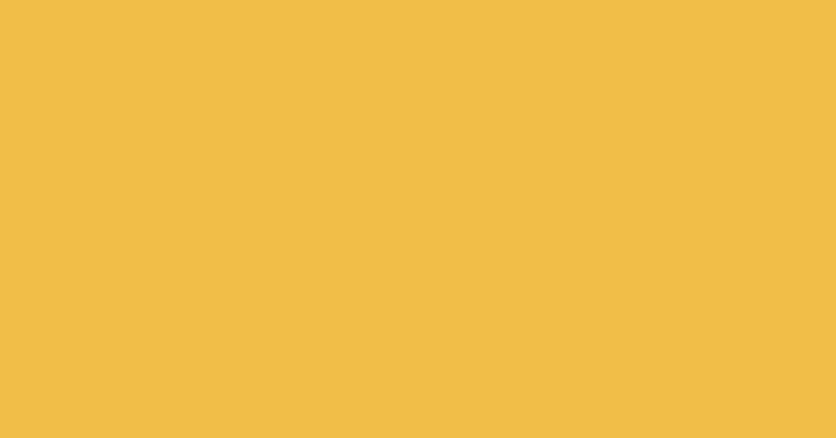Pantone® 142 C color swatch, approximately #F1BE48