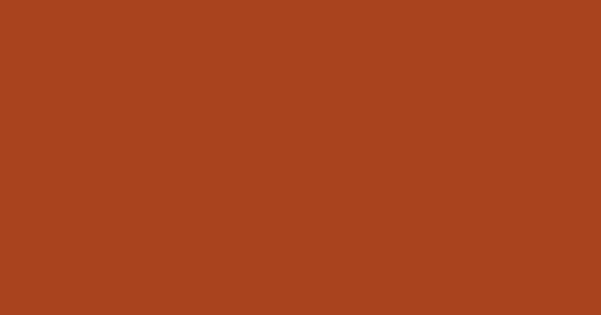 Pantone® 1675 C color swatch, approximately #A9431E