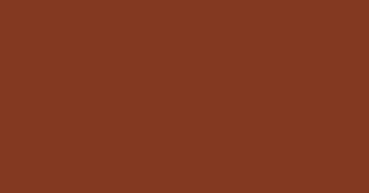 Pantone® 1685 C color swatch, approximately #833921