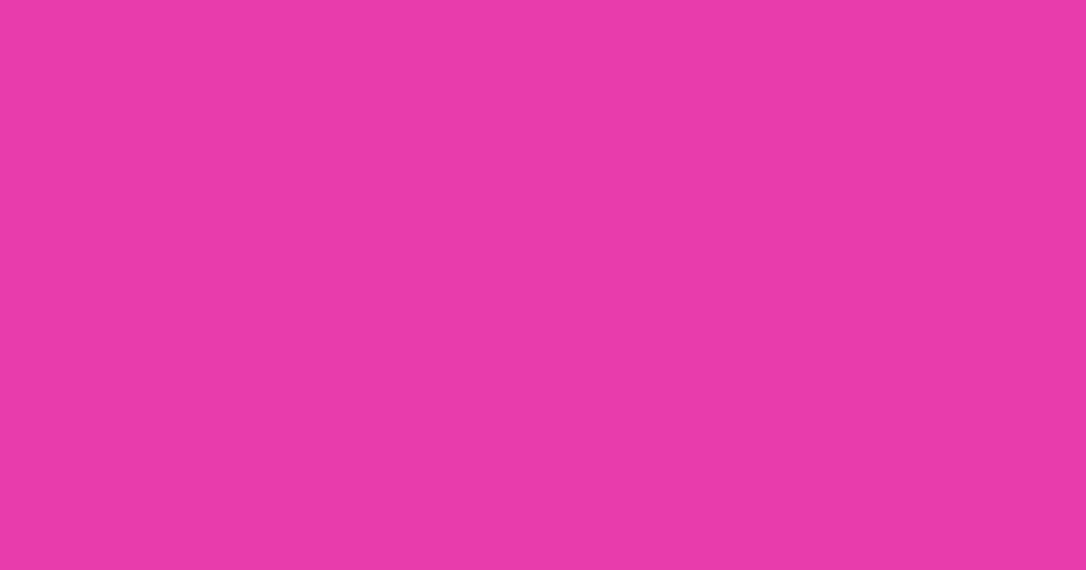 Pantone® 232 C color swatch, approximately #E93CAC