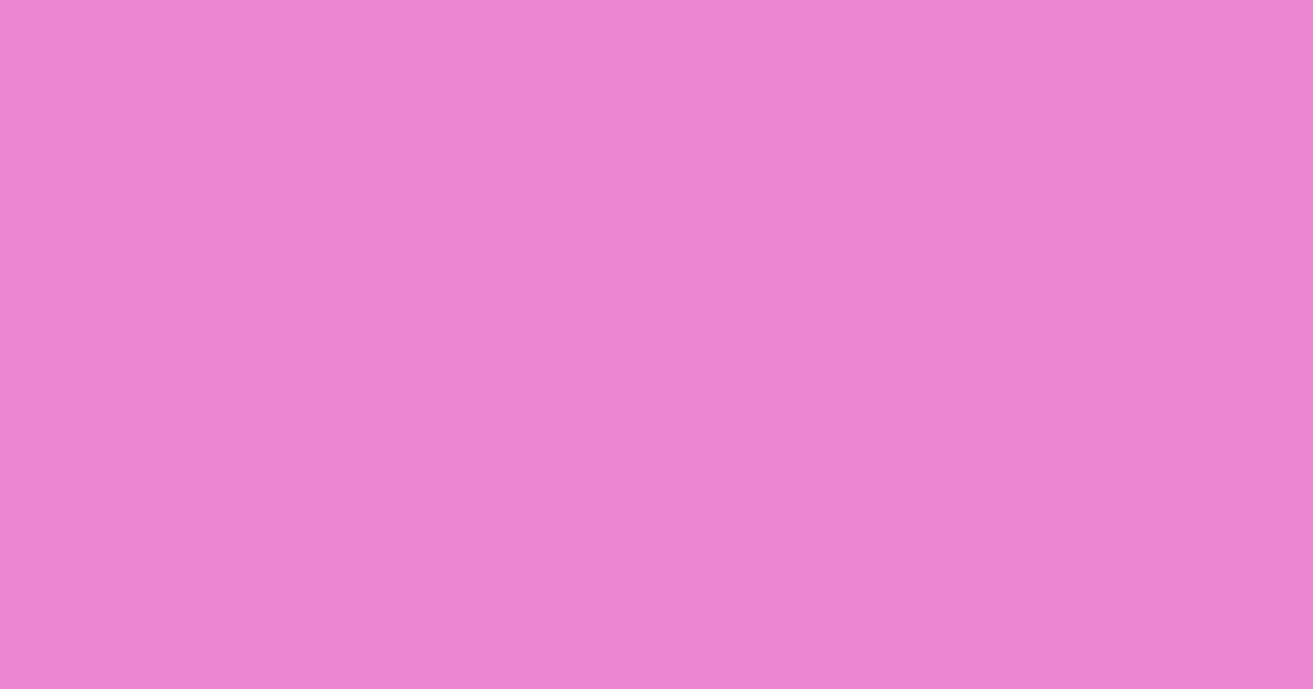 Pantone® 237 C color swatch, approximately #EC86D0