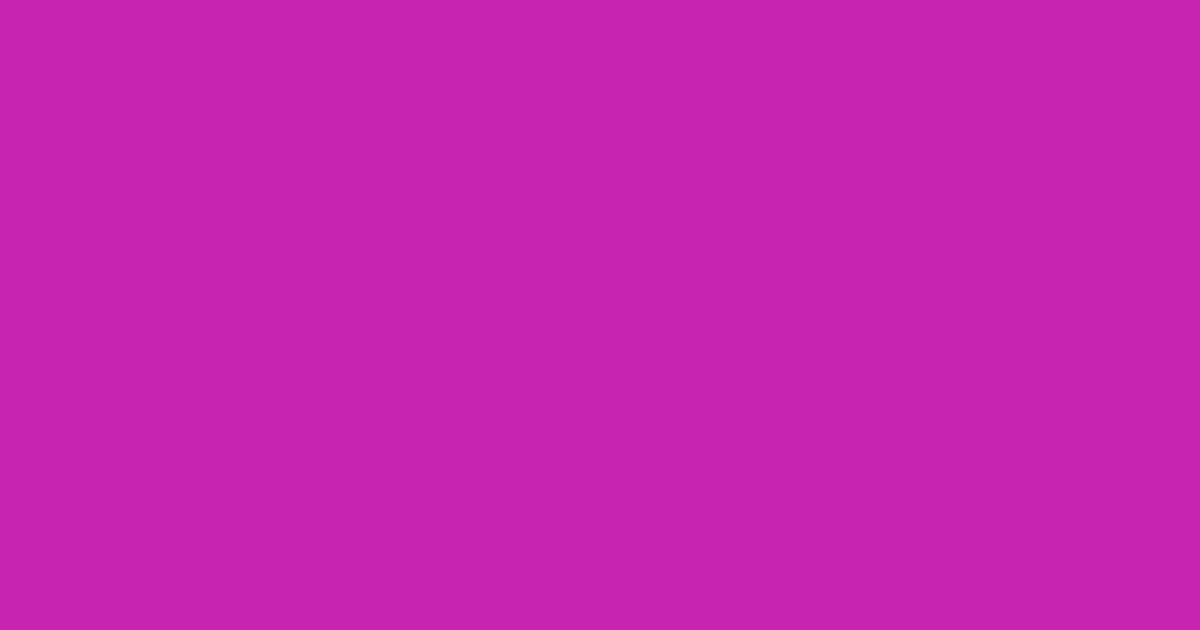 Pantone® 246 C color swatch, approximately #C724B1