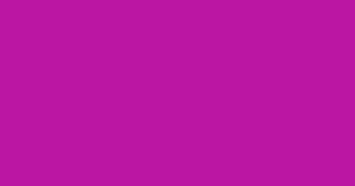 Pantone® 247 C color swatch, approximately #BB16A3