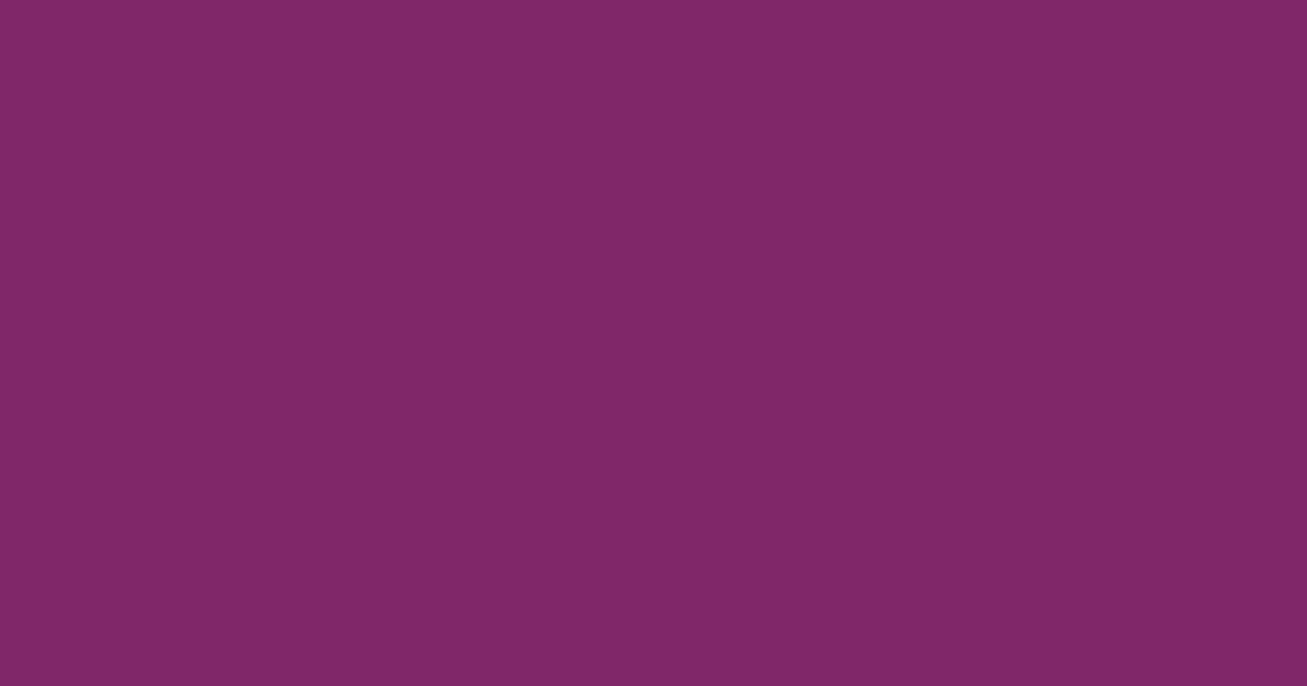 Pantone® 249 C color swatch, approximately #80276C