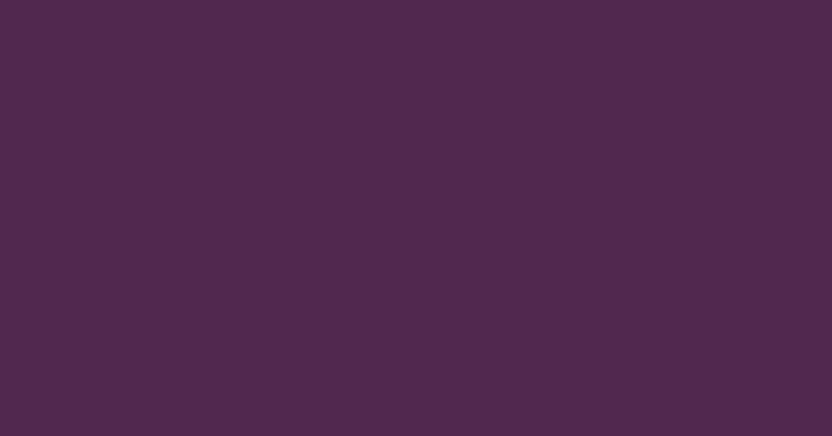 Pantone® 262 C color swatch, approximately #51284F