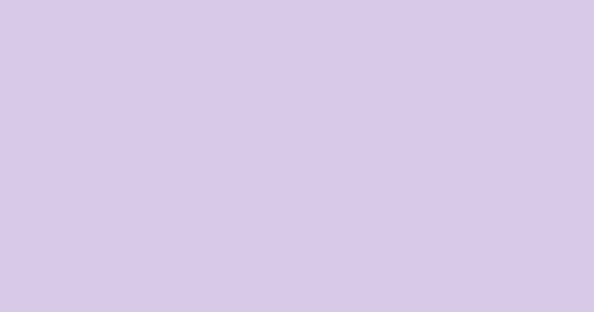Pantone® 263 C color swatch, approximately #D7C6E6