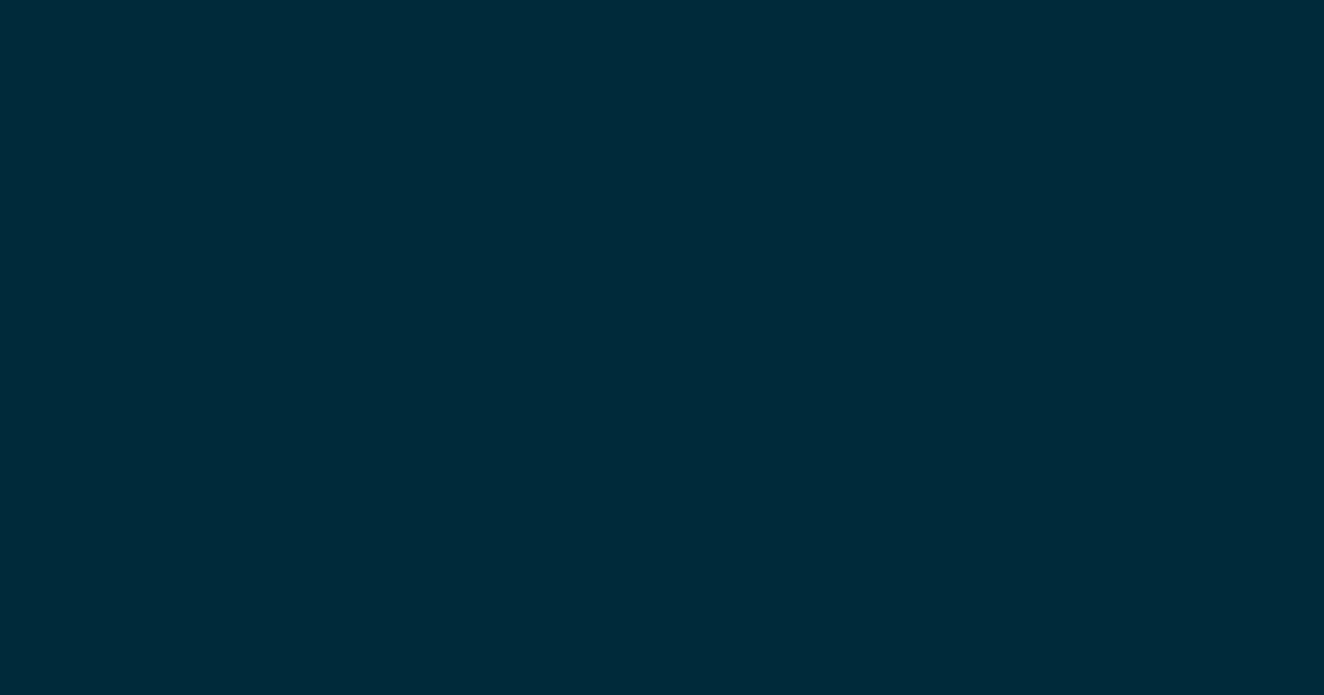 Pantone® 303 C color swatch, approximately #002A3A