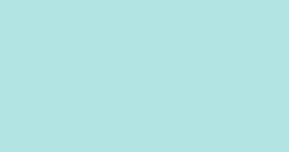 Pantone® 317 C color swatch, approximately #B1E4E3