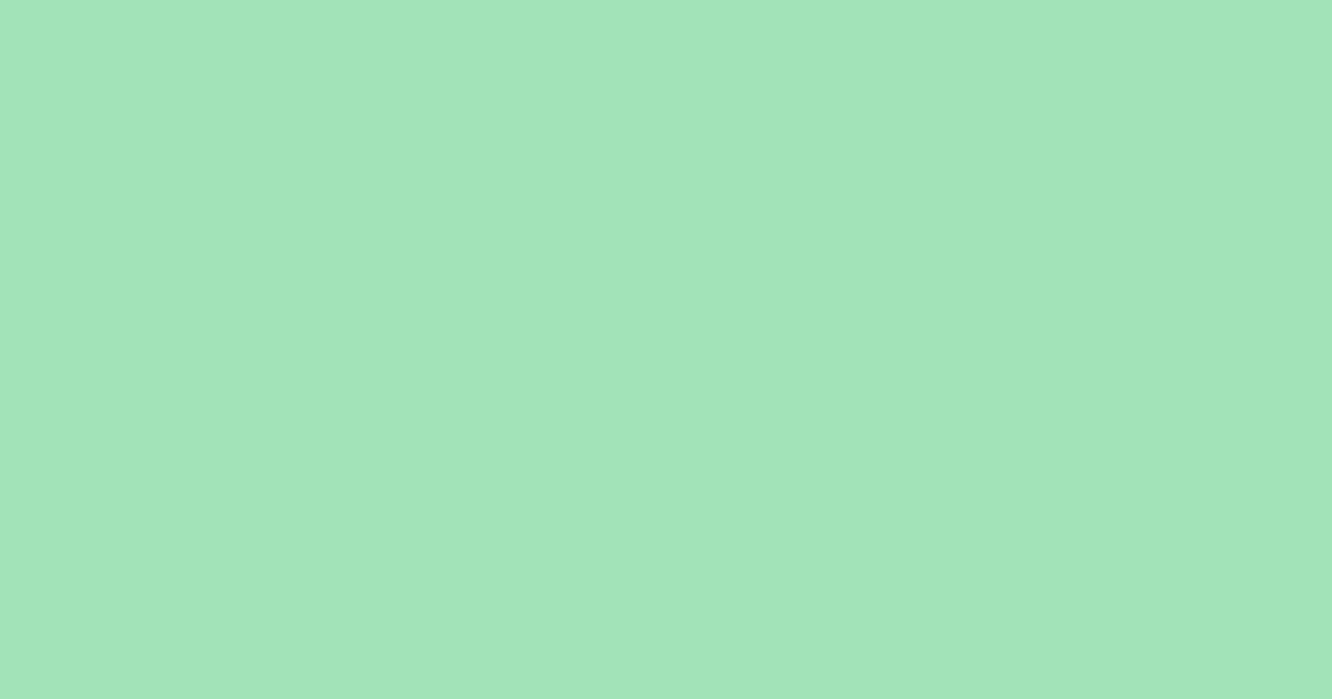 Pantone® 351 C color swatch, approximately #A2E4B8