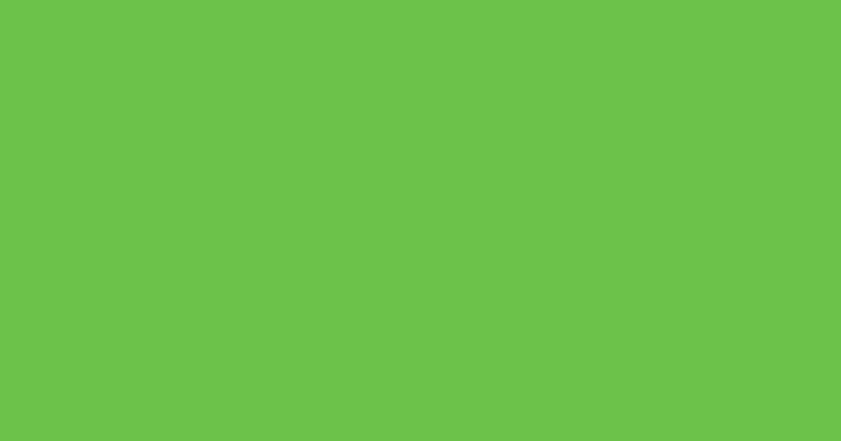 Pantone® 360 C color swatch, approximately #6CC24A