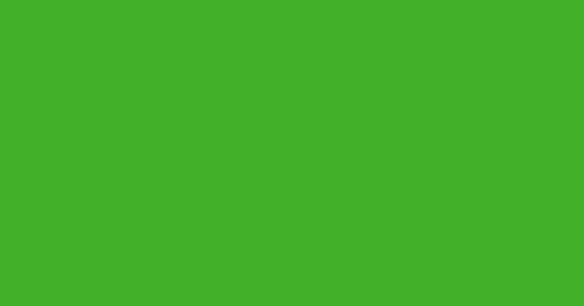 Pantone® 361 C color swatch, approximately #43B02A