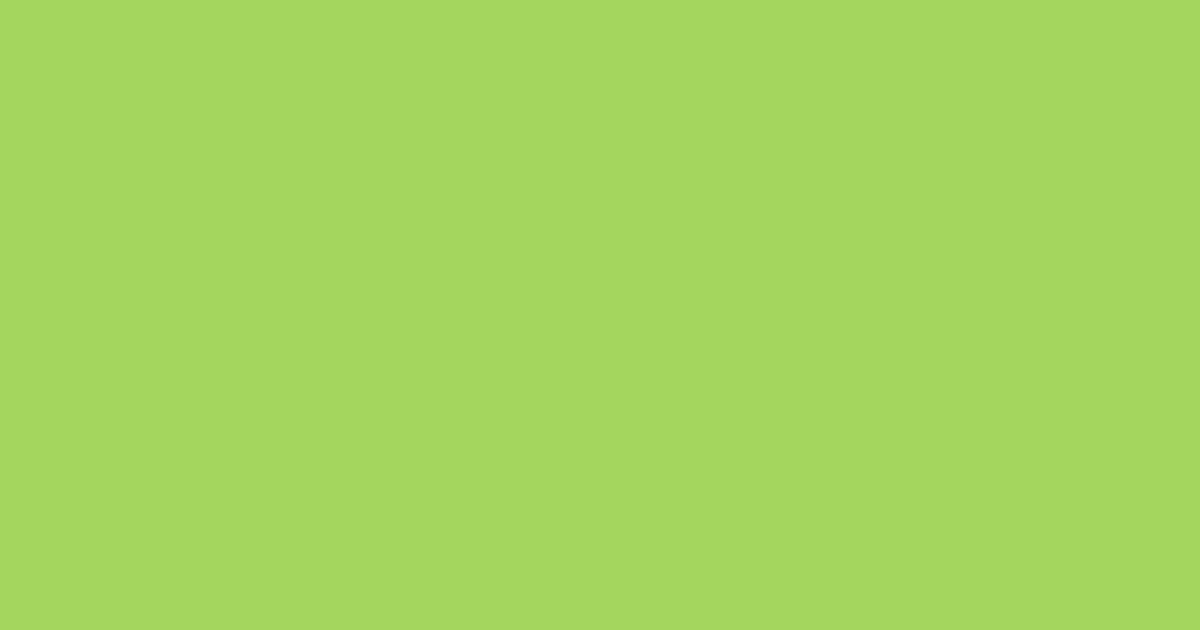 Pantone® 367 C color swatch, approximately #A4D65E