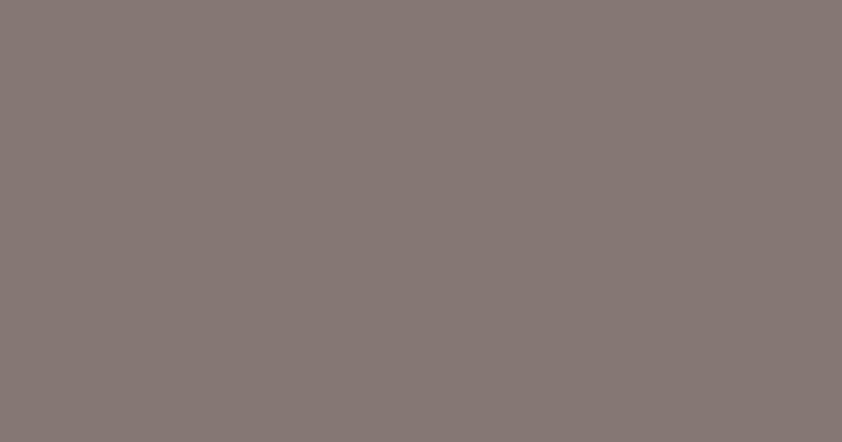 Pantone® 409 C color swatch, approximately #857874