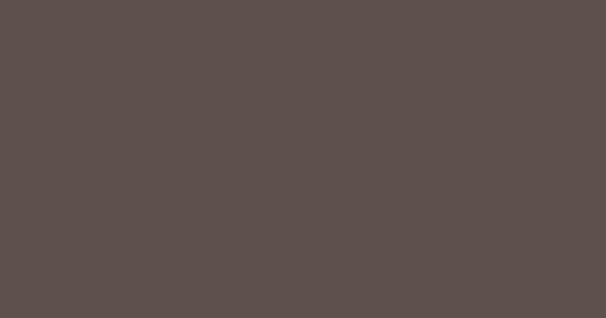 Pantone® 411 C color swatch, approximately #5E514D