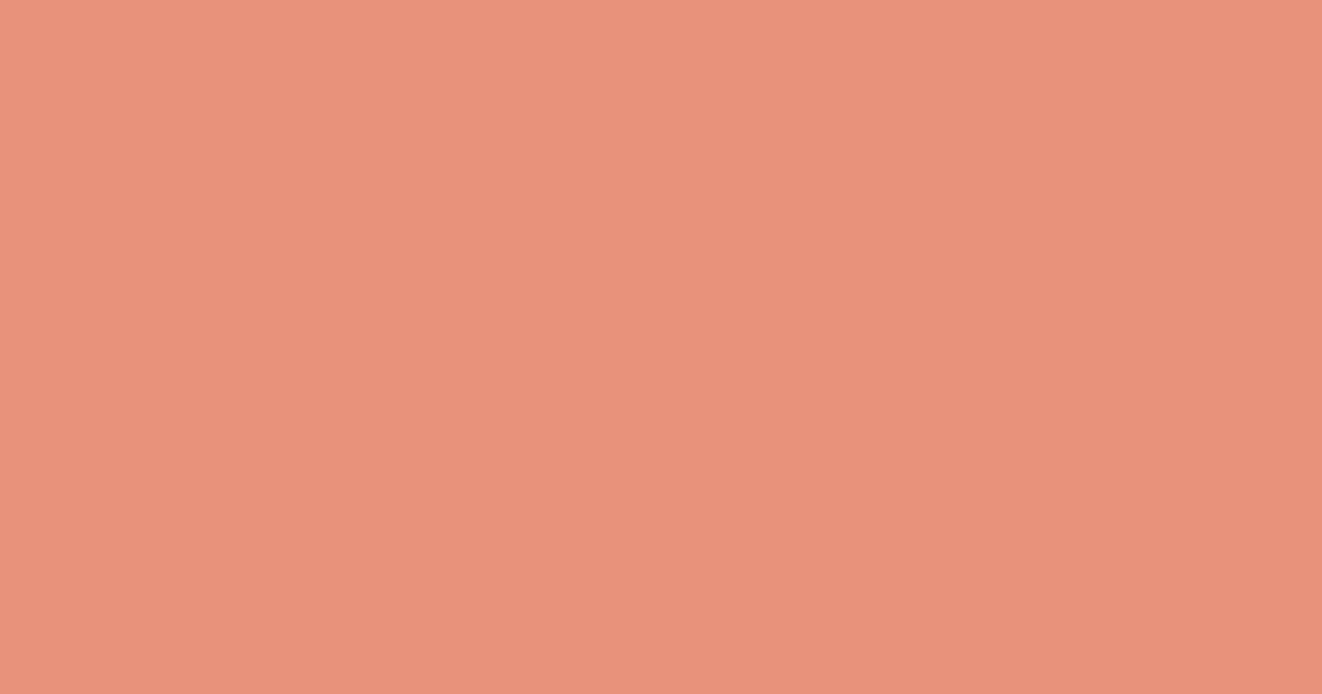 Pantone® 486 C color swatch, approximately #E8927C