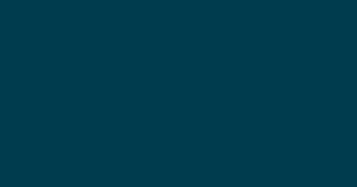 Pantone® 548 C color swatch, approximately #003D4C