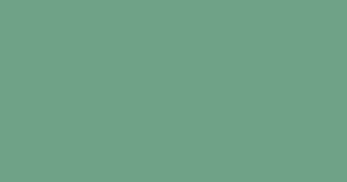 Pantone® 556 C color swatch, approximately #6FA287