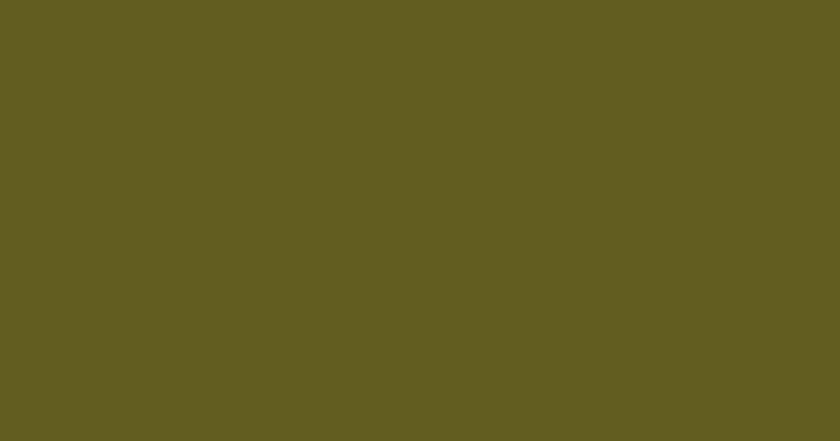 Pantone® 581 C color swatch, approximately #625D20