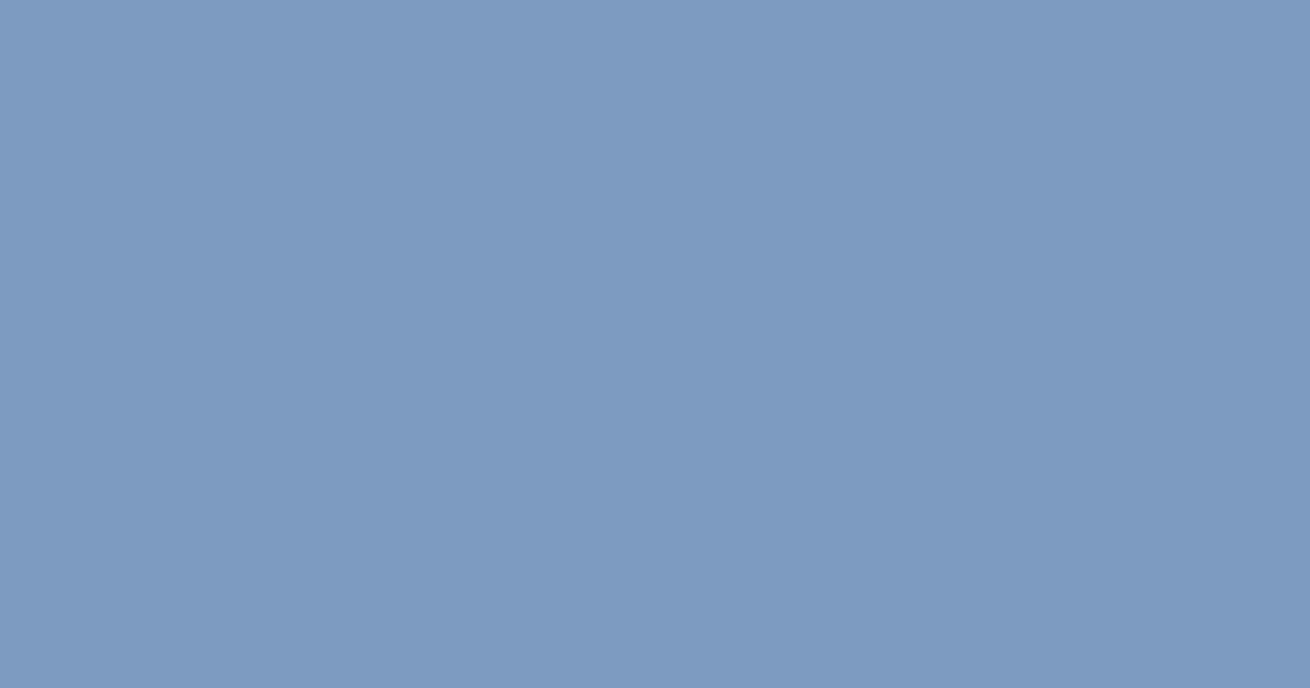 Pantone® 652 C color swatch, approximately #7D9BC1