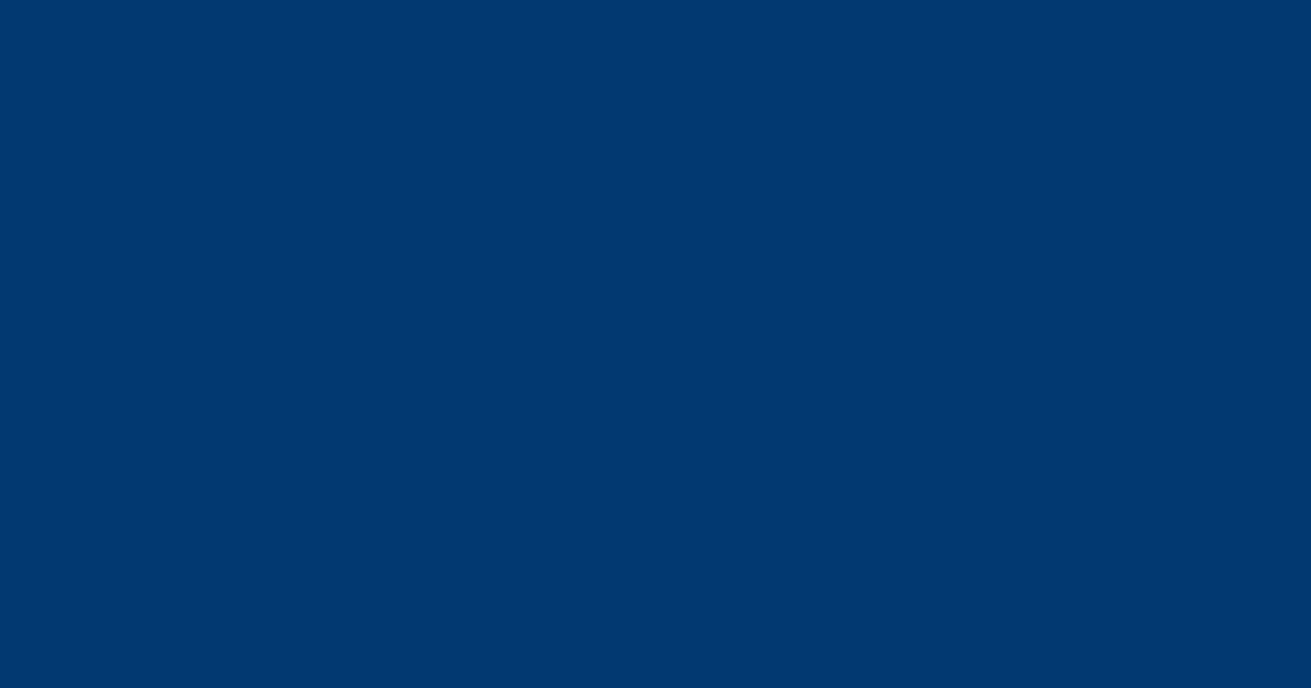Pantone® 654 C color swatch, approximately #003A70