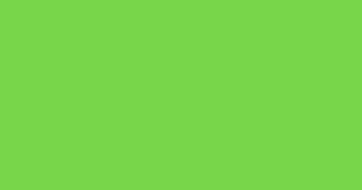 Pantone® 7488 C color swatch, approximately #78D64B