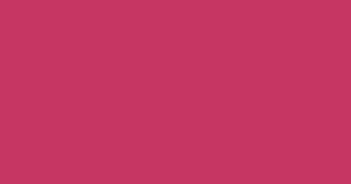 Pantone® 7635 C color swatch, approximately #C63663