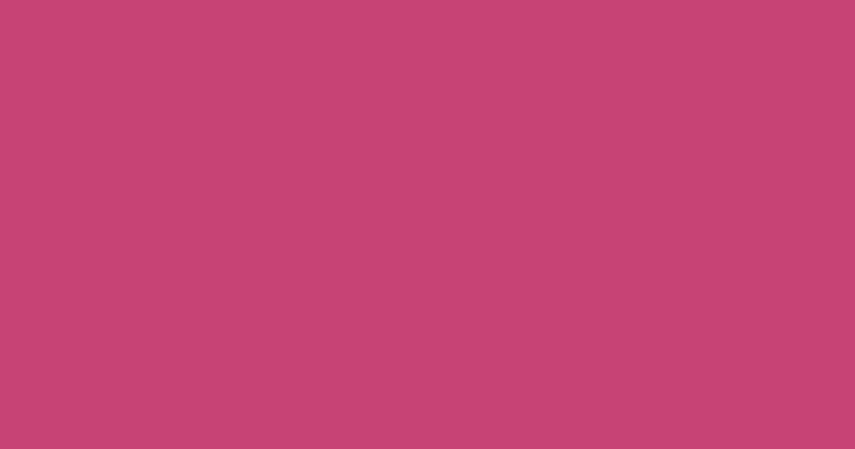 Pantone® 17-2031 Fuchsia Rose color swatch, approximately #C74375