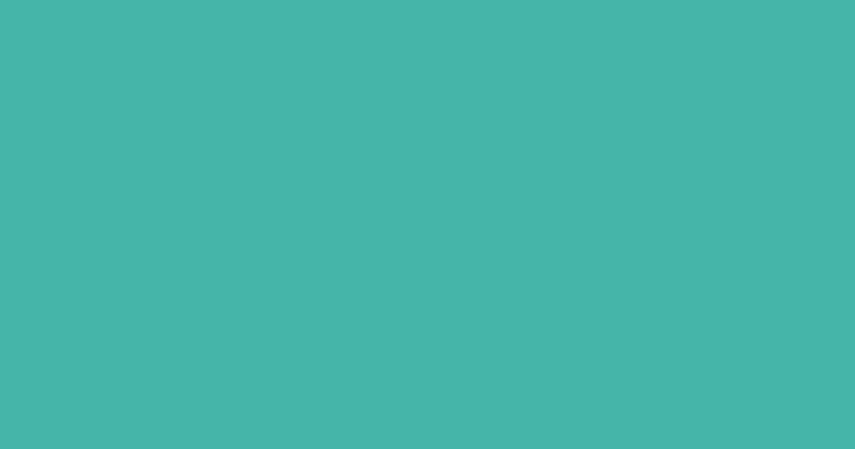 Pantone® 15-5519 Turquoise color swatch, approximately #45B5AA