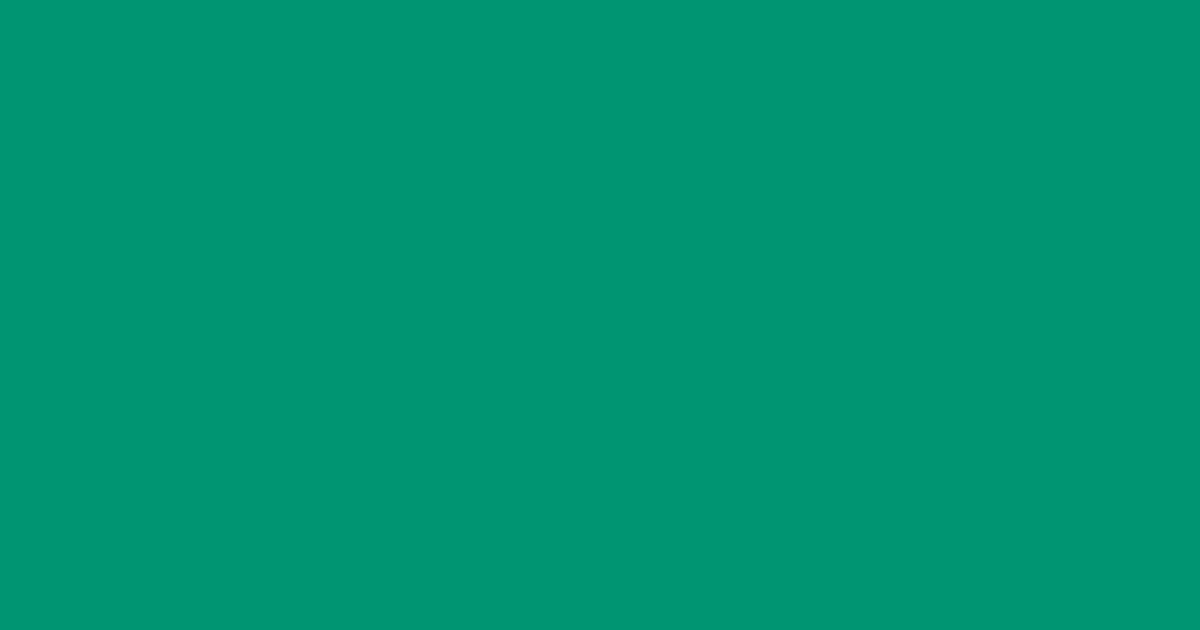 Pantone® 17-5641 Emerald color swatch, approximately #009473